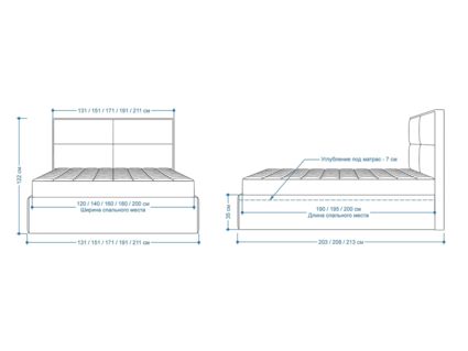 Кровать Lonax Марселла велюр Dolly-17 (с основанием) 180х200