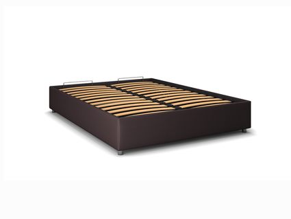 Кровать Sleeptek Premier 3 Экокожа Brown (с подъемным механизмом) 256