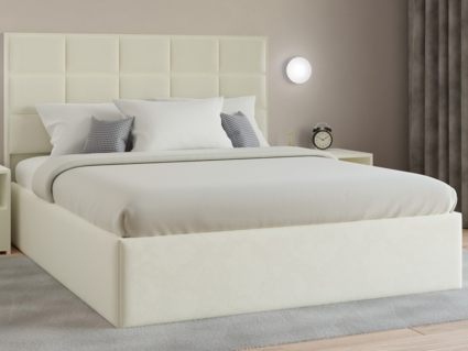 Кровать Lonax Адель велюр Dolly-8 (с основанием) 160х190