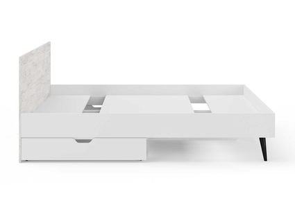 Кровать Сонум Ines Ясмунд + белый 80х190