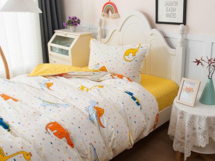 Комплект постельного белья Софи де Марко Дино (желтый) 1,5-спальный