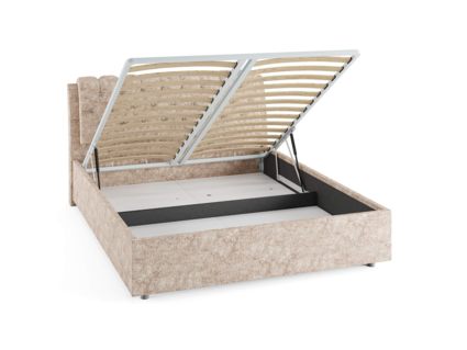 Кровать Сонум Olivia Экокожа Белая (с подъемным механизмом) 180х190