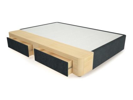 Кровать Mr.Mattress Site Box велюр Grey 256