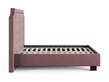 Кровать Сонум Elysium Экокожа Коричневый (с основанием) 180х200