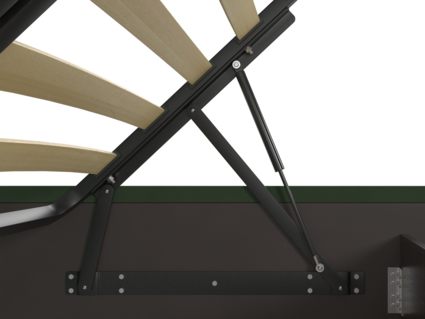 Кровать Lonax Милана велюр Dolly-3 (с подъемным механизмом) 200х195