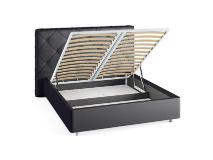 Кровать Сонум Manhattan Рогожка Мокко (с подъемным механизмом) 180х200