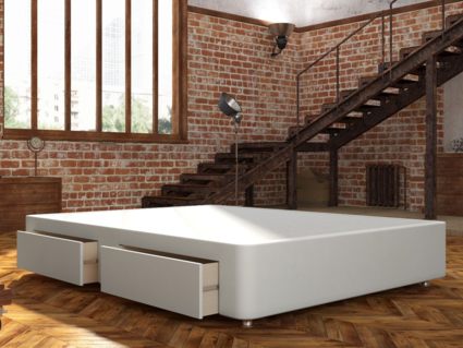 Кровать Mr.Mattress Site Box экокожа White 237