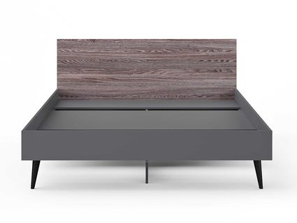 Кровать Сонум Ines Ясень анкор + серый 90х200