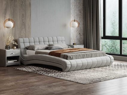 Кровать Сонум Milano Кашемир Бежевый 180х190