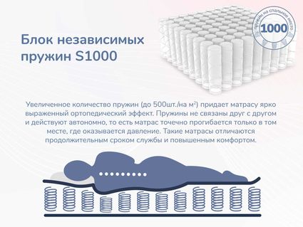 Матрас Димакс Relmas Cocos S1000 90х190