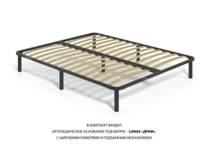 Кровать Lonax Белла велюр Dolly-2 (с подъемным механизмом) 200х195